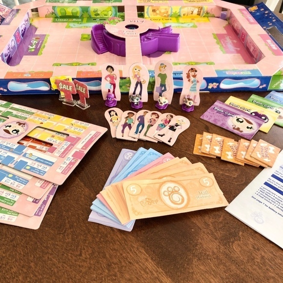 Littlest Pet Shop, Mall Madness, 2008, Board Game, COMPLETE, Good Condition - Picture 7 of 16